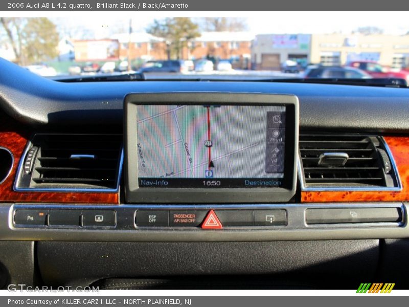 Brilliant Black / Black/Amaretto 2006 Audi A8 L 4.2 quattro