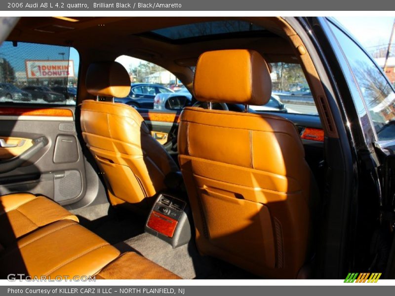 Brilliant Black / Black/Amaretto 2006 Audi A8 L 4.2 quattro