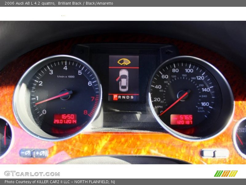 Brilliant Black / Black/Amaretto 2006 Audi A8 L 4.2 quattro