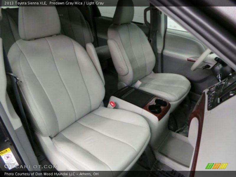 Predawn Gray Mica / Light Gray 2013 Toyota Sienna XLE