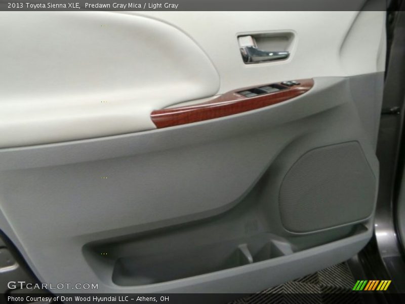 Predawn Gray Mica / Light Gray 2013 Toyota Sienna XLE