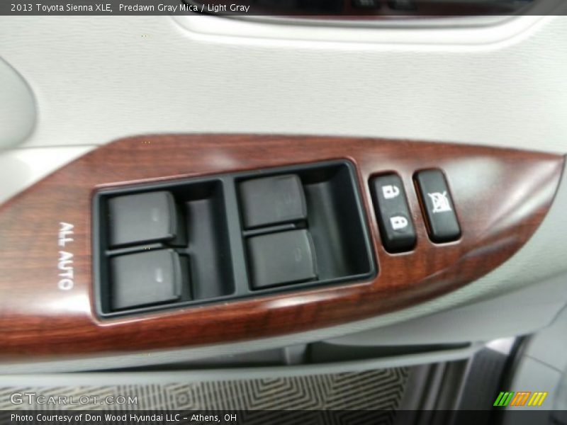 Predawn Gray Mica / Light Gray 2013 Toyota Sienna XLE
