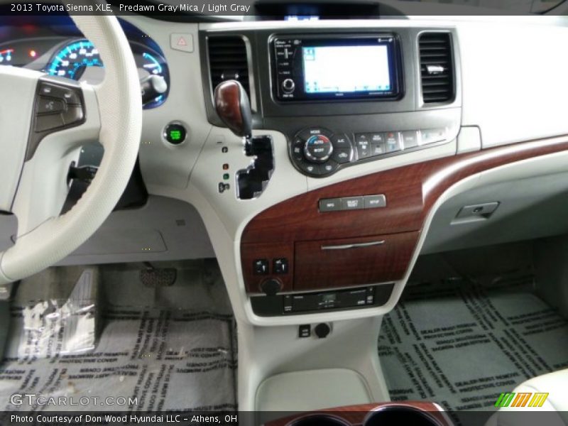 Predawn Gray Mica / Light Gray 2013 Toyota Sienna XLE