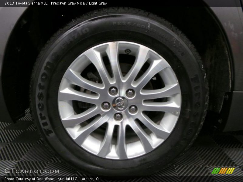 Predawn Gray Mica / Light Gray 2013 Toyota Sienna XLE