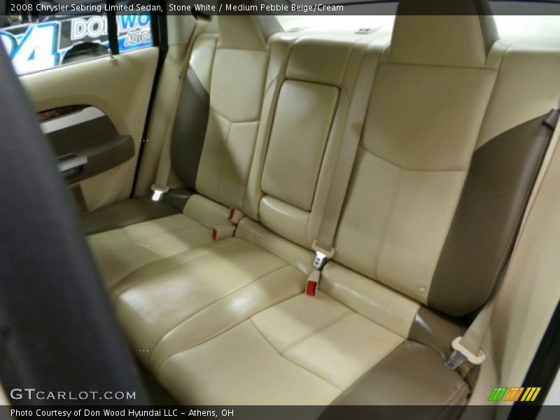 Stone White / Medium Pebble Beige/Cream 2008 Chrysler Sebring Limited Sedan