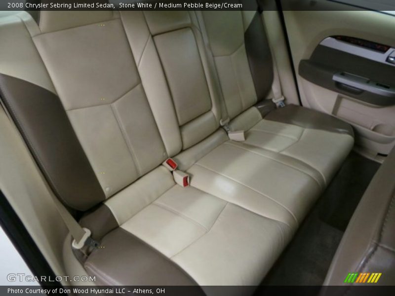 Stone White / Medium Pebble Beige/Cream 2008 Chrysler Sebring Limited Sedan