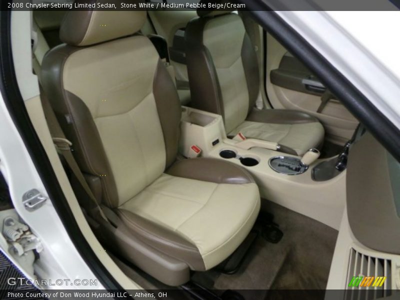 Stone White / Medium Pebble Beige/Cream 2008 Chrysler Sebring Limited Sedan