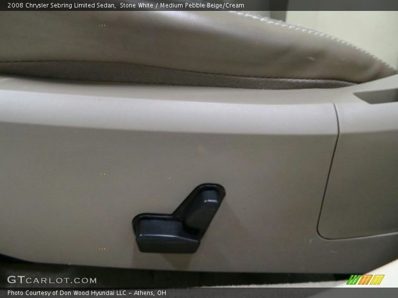 Stone White / Medium Pebble Beige/Cream 2008 Chrysler Sebring Limited Sedan