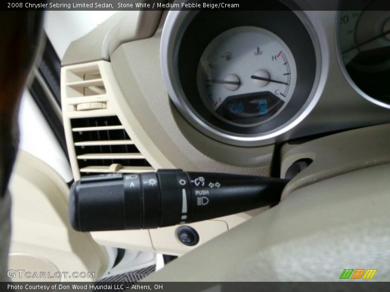 Stone White / Medium Pebble Beige/Cream 2008 Chrysler Sebring Limited Sedan