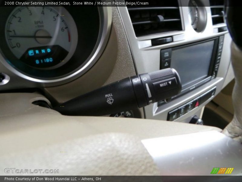 Stone White / Medium Pebble Beige/Cream 2008 Chrysler Sebring Limited Sedan