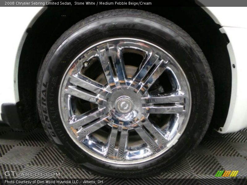 Stone White / Medium Pebble Beige/Cream 2008 Chrysler Sebring Limited Sedan