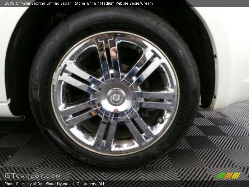 Stone White / Medium Pebble Beige/Cream 2008 Chrysler Sebring Limited Sedan