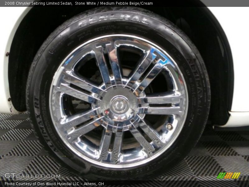 Stone White / Medium Pebble Beige/Cream 2008 Chrysler Sebring Limited Sedan