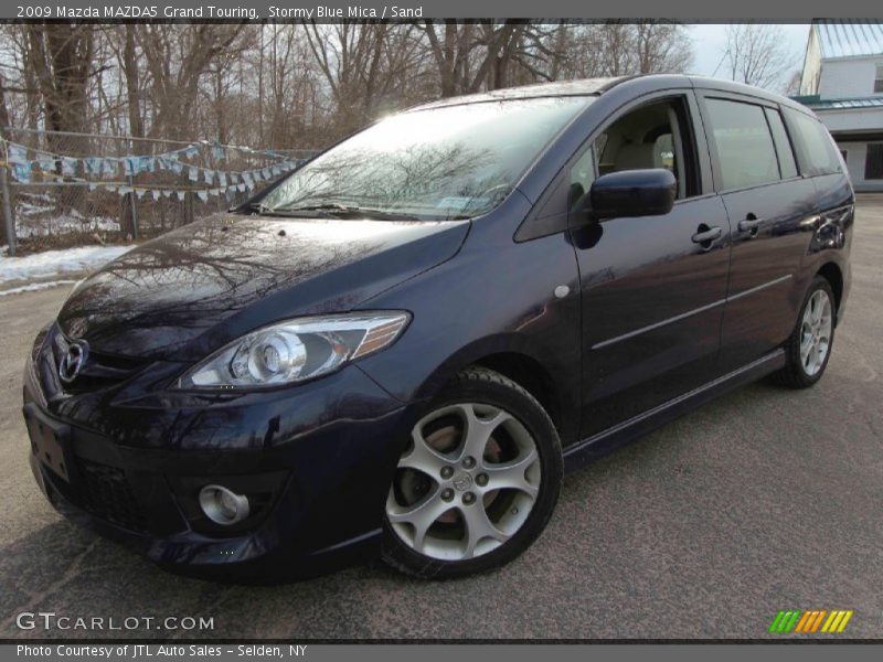 Stormy Blue Mica / Sand 2009 Mazda MAZDA5 Grand Touring