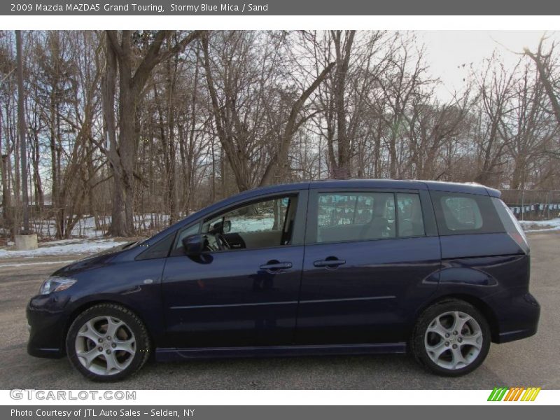 Stormy Blue Mica / Sand 2009 Mazda MAZDA5 Grand Touring