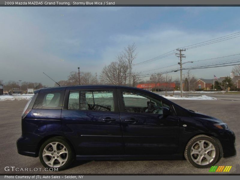Stormy Blue Mica / Sand 2009 Mazda MAZDA5 Grand Touring