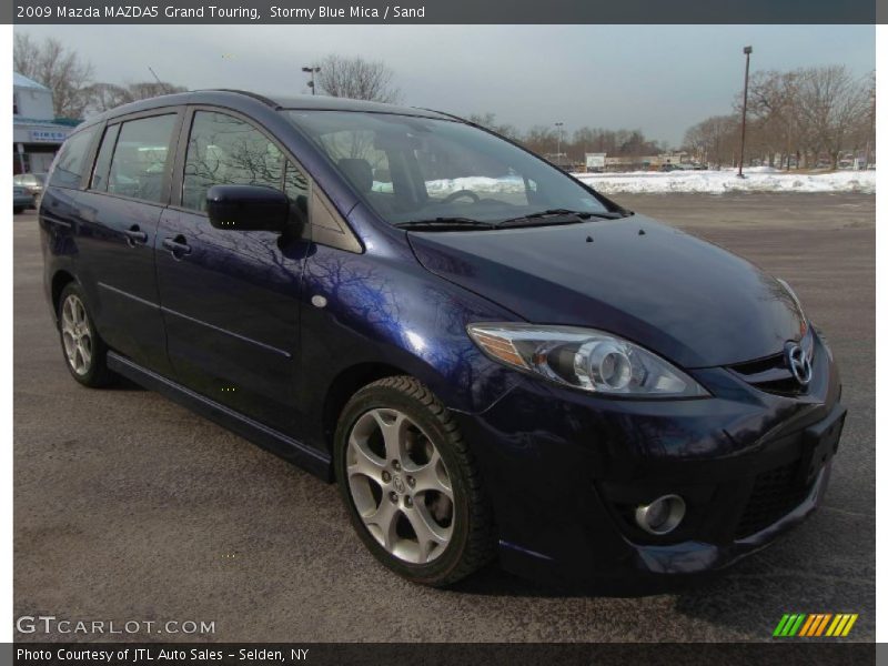 Stormy Blue Mica / Sand 2009 Mazda MAZDA5 Grand Touring