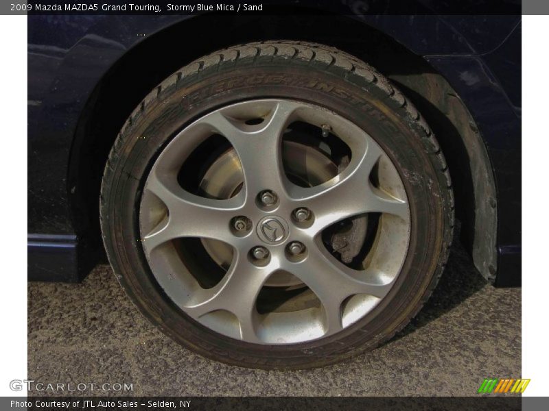 Stormy Blue Mica / Sand 2009 Mazda MAZDA5 Grand Touring
