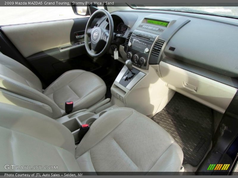 Stormy Blue Mica / Sand 2009 Mazda MAZDA5 Grand Touring