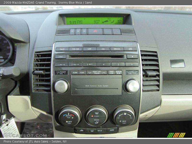 Stormy Blue Mica / Sand 2009 Mazda MAZDA5 Grand Touring