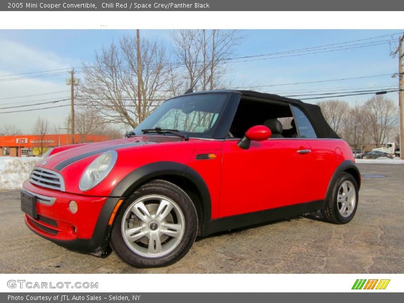 Front 3/4 View of 2005 Cooper Convertible