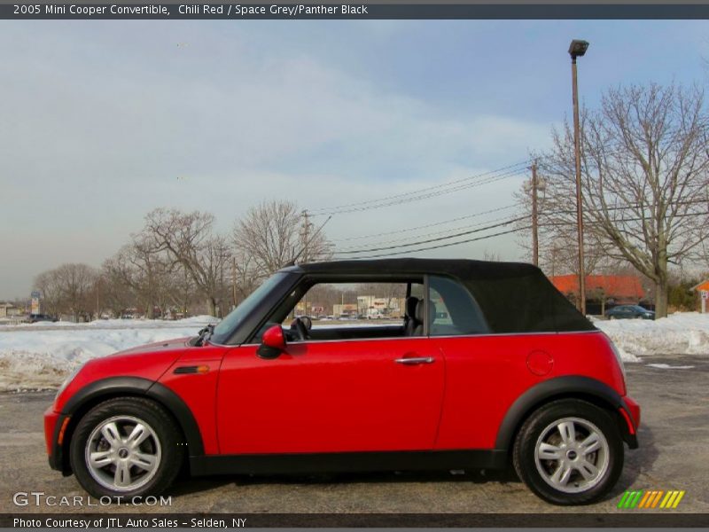 Chili Red / Space Grey/Panther Black 2005 Mini Cooper Convertible