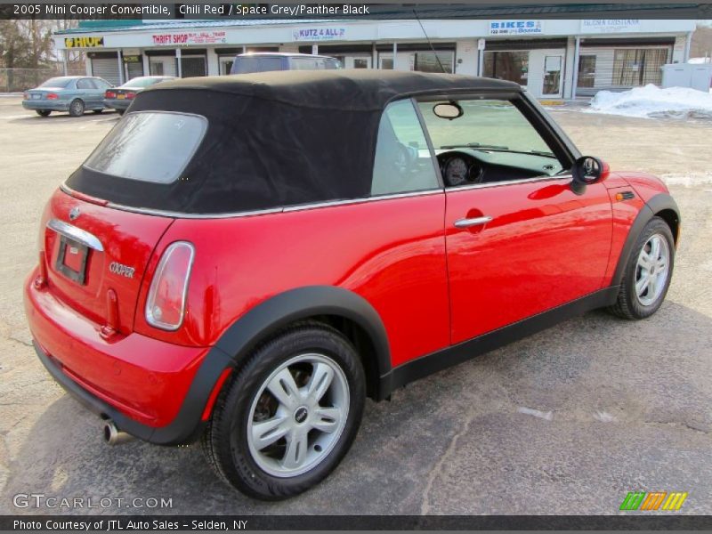 Chili Red / Space Grey/Panther Black 2005 Mini Cooper Convertible