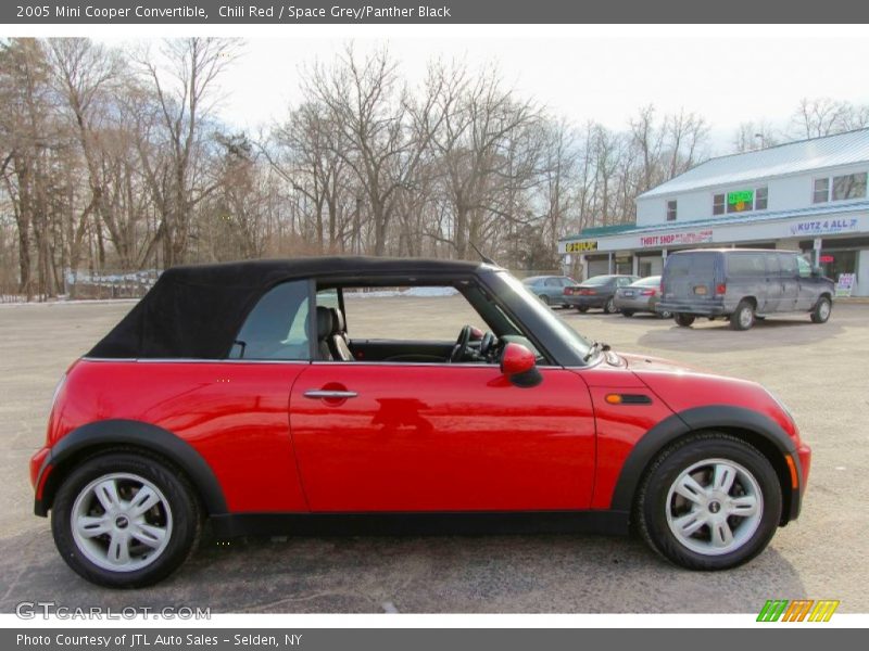 Chili Red / Space Grey/Panther Black 2005 Mini Cooper Convertible