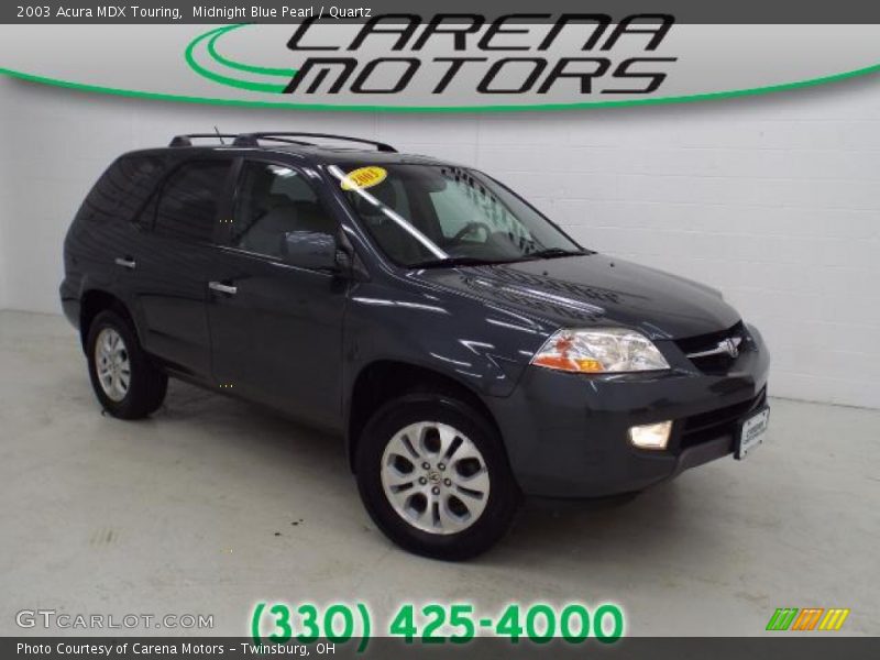 Midnight Blue Pearl / Quartz 2003 Acura MDX Touring