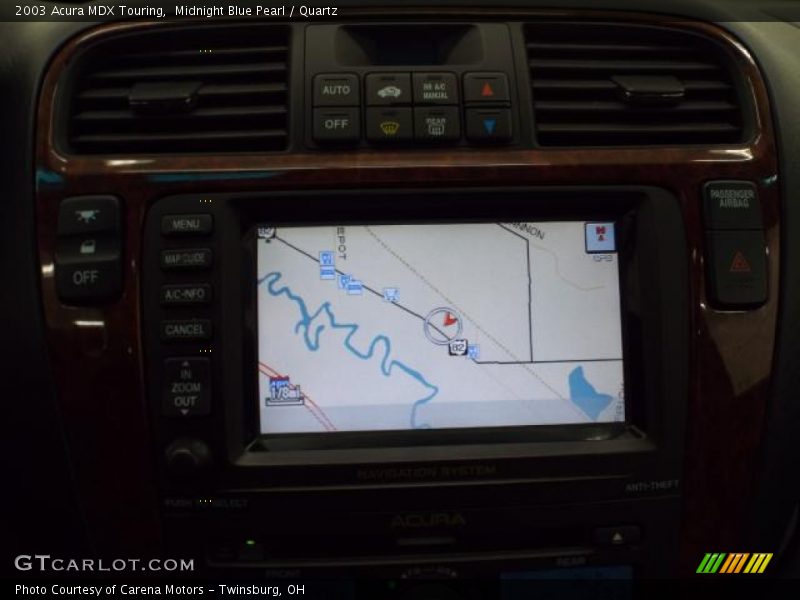 Midnight Blue Pearl / Quartz 2003 Acura MDX Touring
