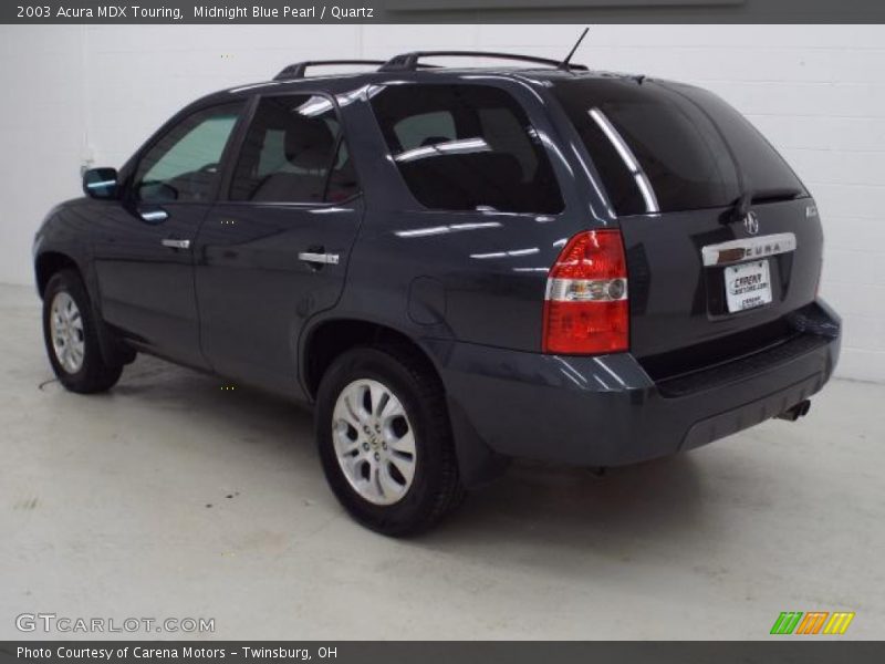 Midnight Blue Pearl / Quartz 2003 Acura MDX Touring
