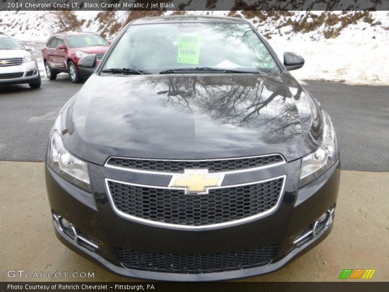 Black Granite Metallic / Jet Black 2014 Chevrolet Cruze LT