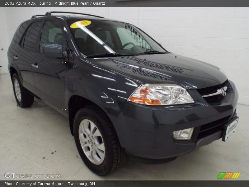 Midnight Blue Pearl / Quartz 2003 Acura MDX Touring