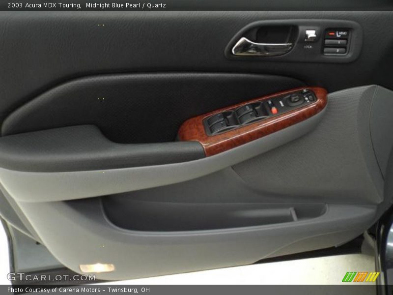 Midnight Blue Pearl / Quartz 2003 Acura MDX Touring