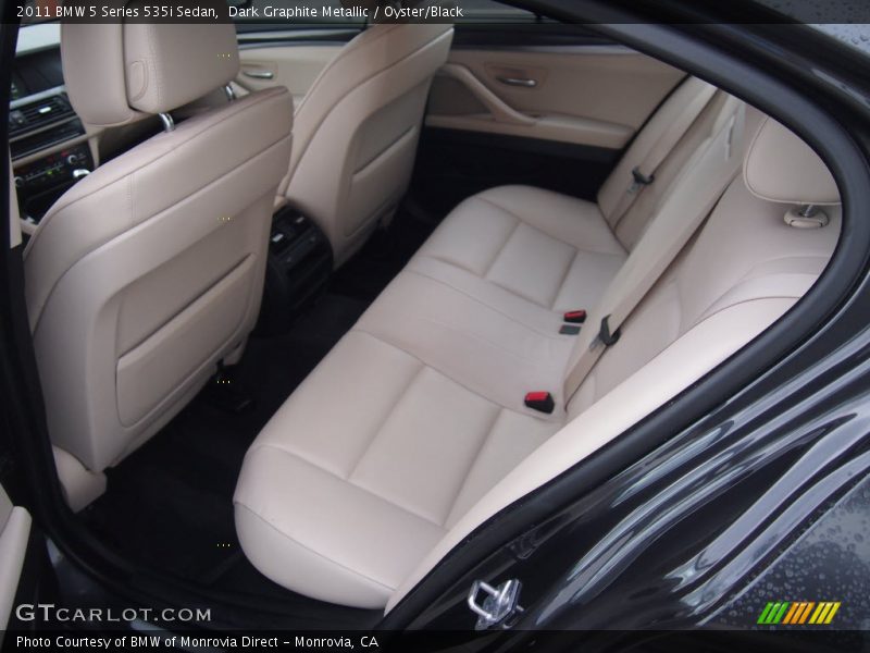 Dark Graphite Metallic / Oyster/Black 2011 BMW 5 Series 535i Sedan