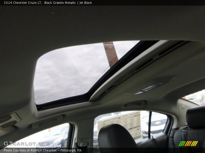Black Granite Metallic / Jet Black 2014 Chevrolet Cruze LT