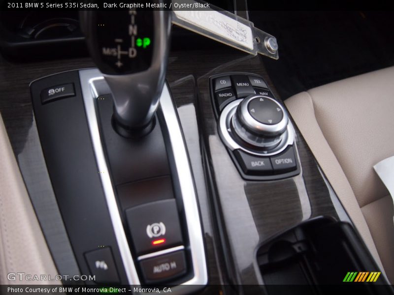 Dark Graphite Metallic / Oyster/Black 2011 BMW 5 Series 535i Sedan
