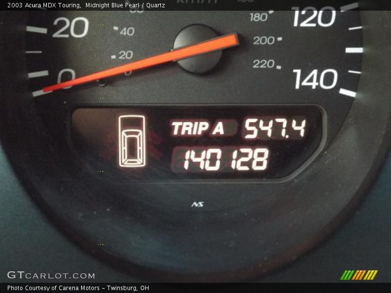 Midnight Blue Pearl / Quartz 2003 Acura MDX Touring