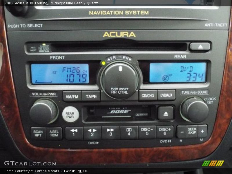 Midnight Blue Pearl / Quartz 2003 Acura MDX Touring