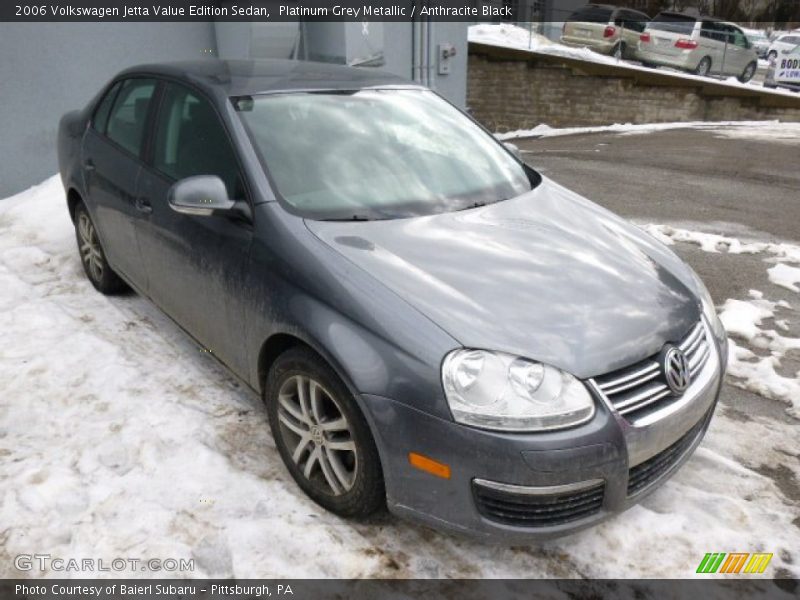 Platinum Grey Metallic / Anthracite Black 2006 Volkswagen Jetta Value Edition Sedan