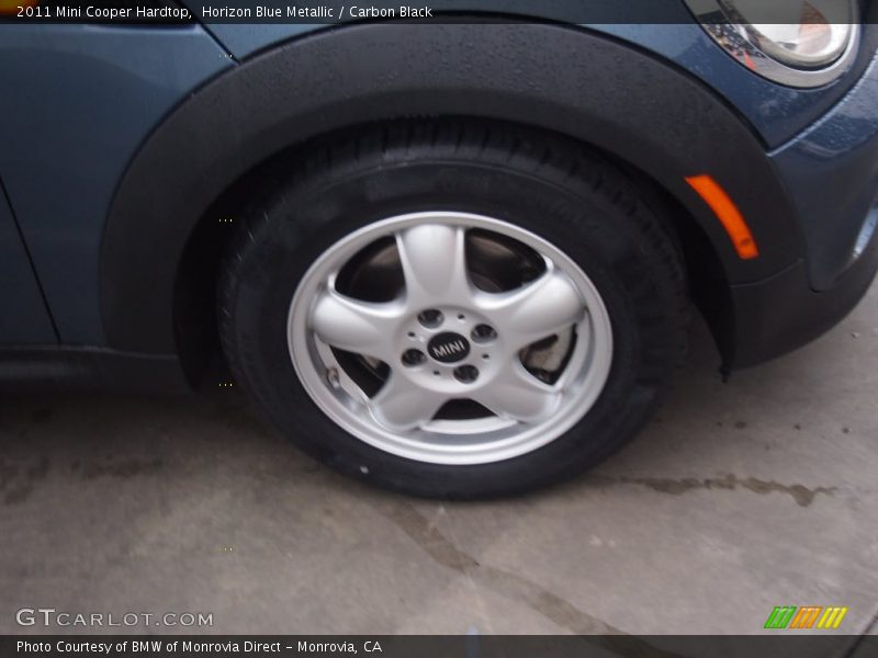 Horizon Blue Metallic / Carbon Black 2011 Mini Cooper Hardtop