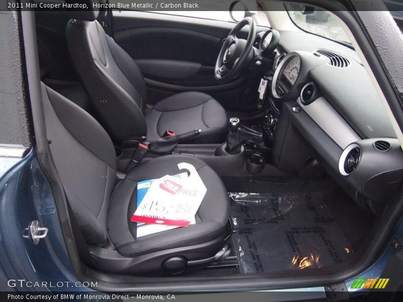 Horizon Blue Metallic / Carbon Black 2011 Mini Cooper Hardtop