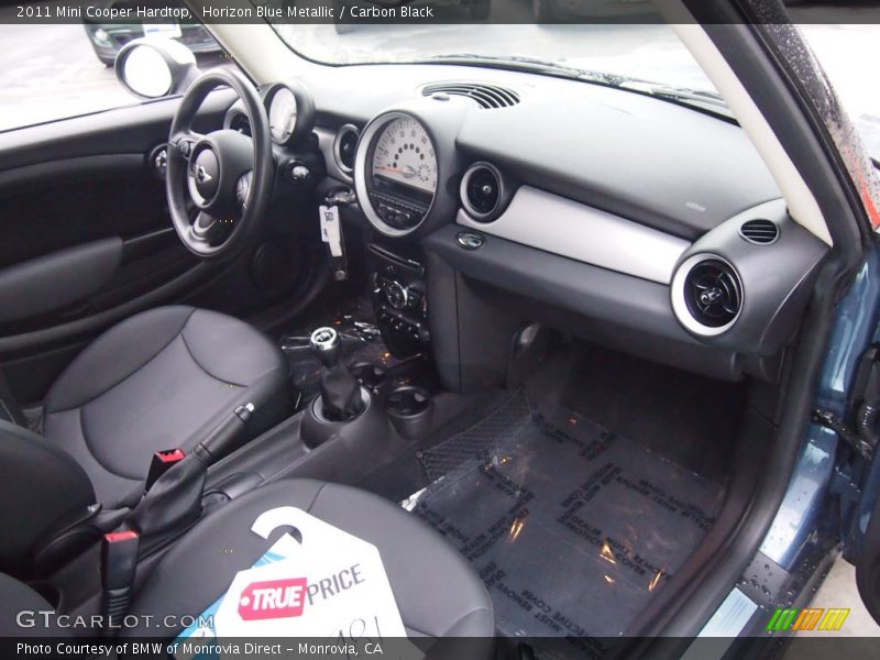 Horizon Blue Metallic / Carbon Black 2011 Mini Cooper Hardtop