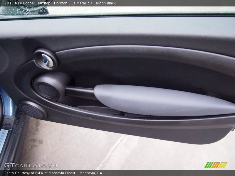 Horizon Blue Metallic / Carbon Black 2011 Mini Cooper Hardtop