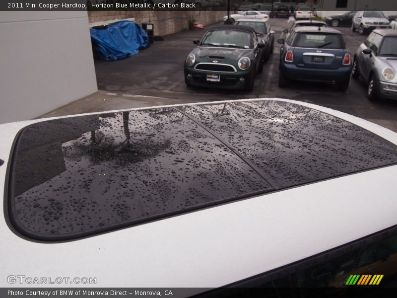 Horizon Blue Metallic / Carbon Black 2011 Mini Cooper Hardtop