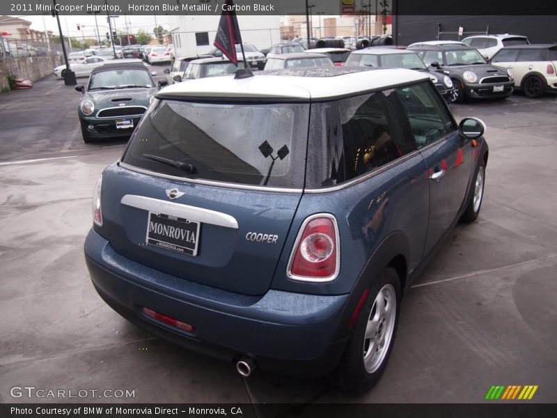 Horizon Blue Metallic / Carbon Black 2011 Mini Cooper Hardtop