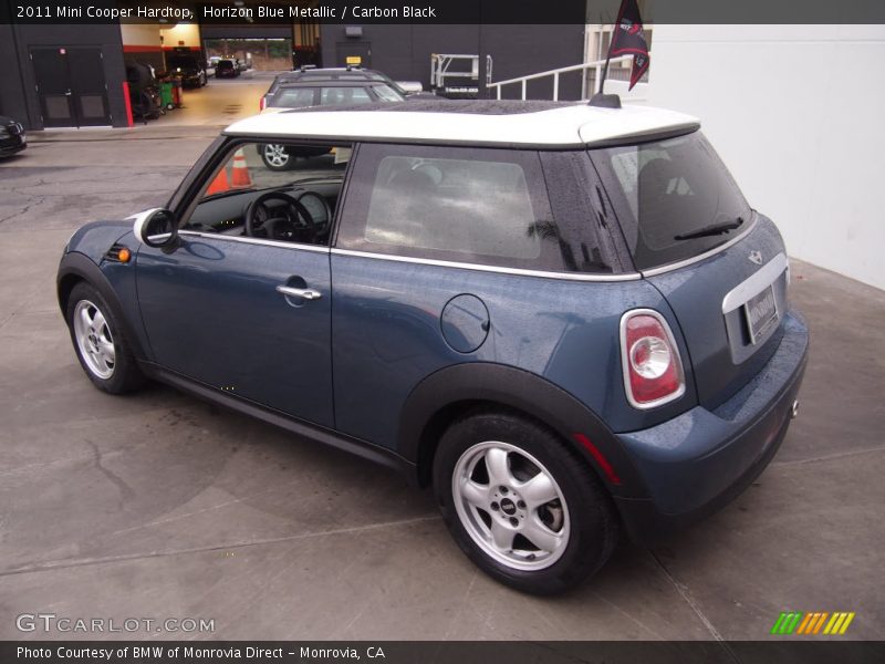 Horizon Blue Metallic / Carbon Black 2011 Mini Cooper Hardtop