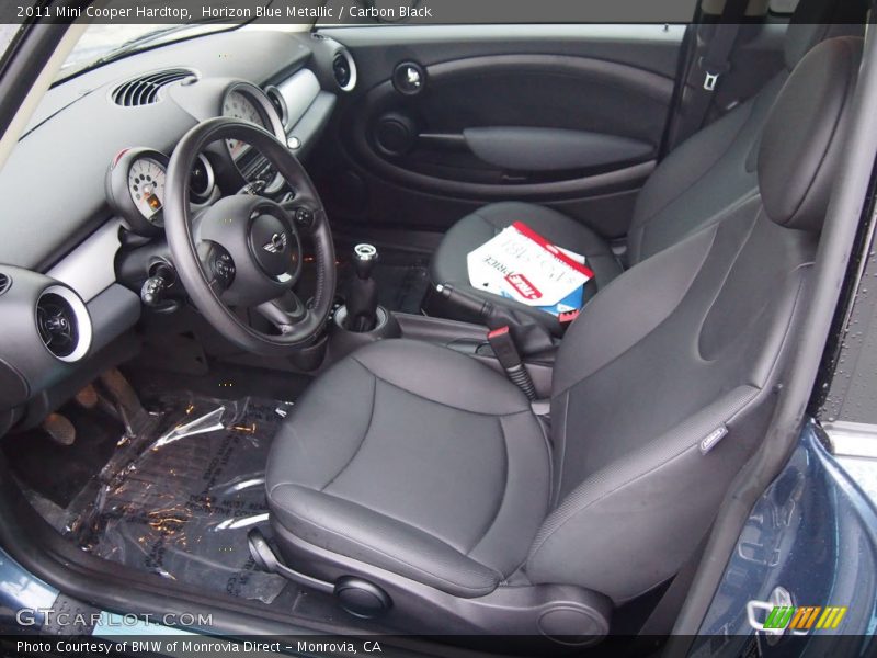 Horizon Blue Metallic / Carbon Black 2011 Mini Cooper Hardtop