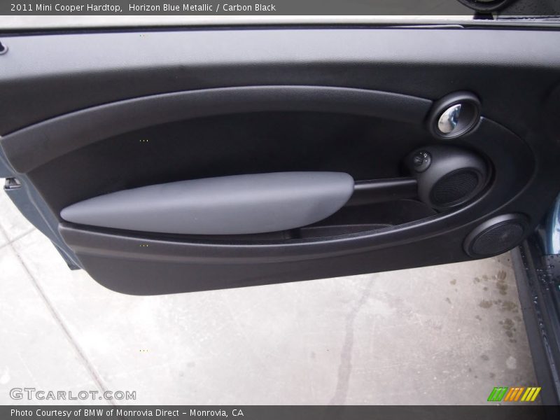 Horizon Blue Metallic / Carbon Black 2011 Mini Cooper Hardtop