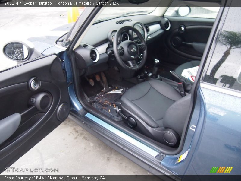 Horizon Blue Metallic / Carbon Black 2011 Mini Cooper Hardtop